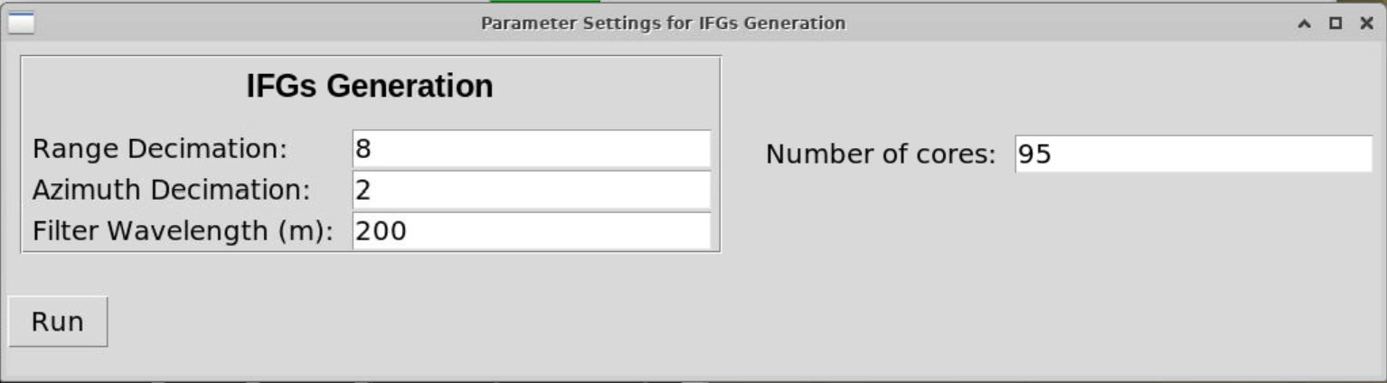 IFG Parameters