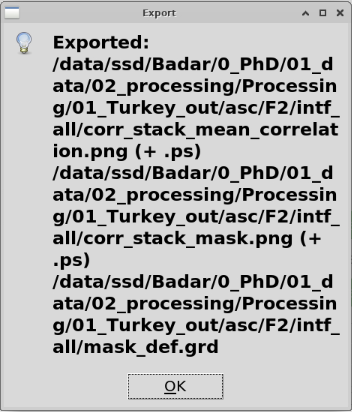 Mask Export