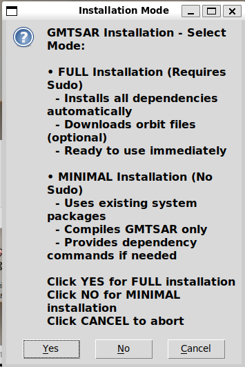 Installation Modes