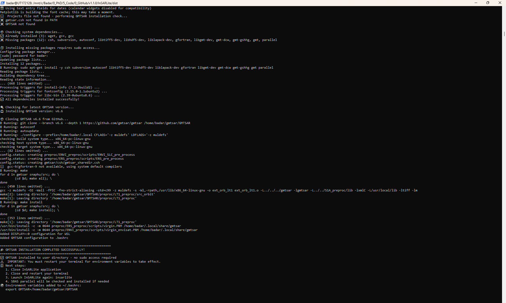 Terminal Success Status